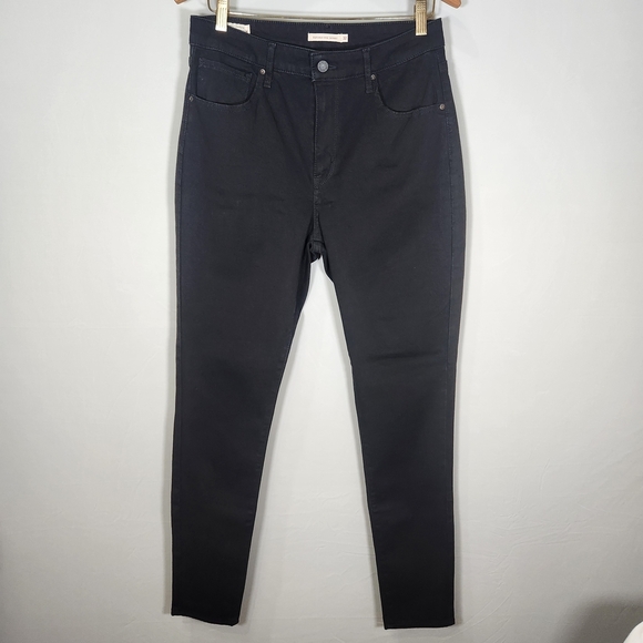 Levi's Premium Women's High Rise Jeans - Black 32X32 - Picture 2 of 12